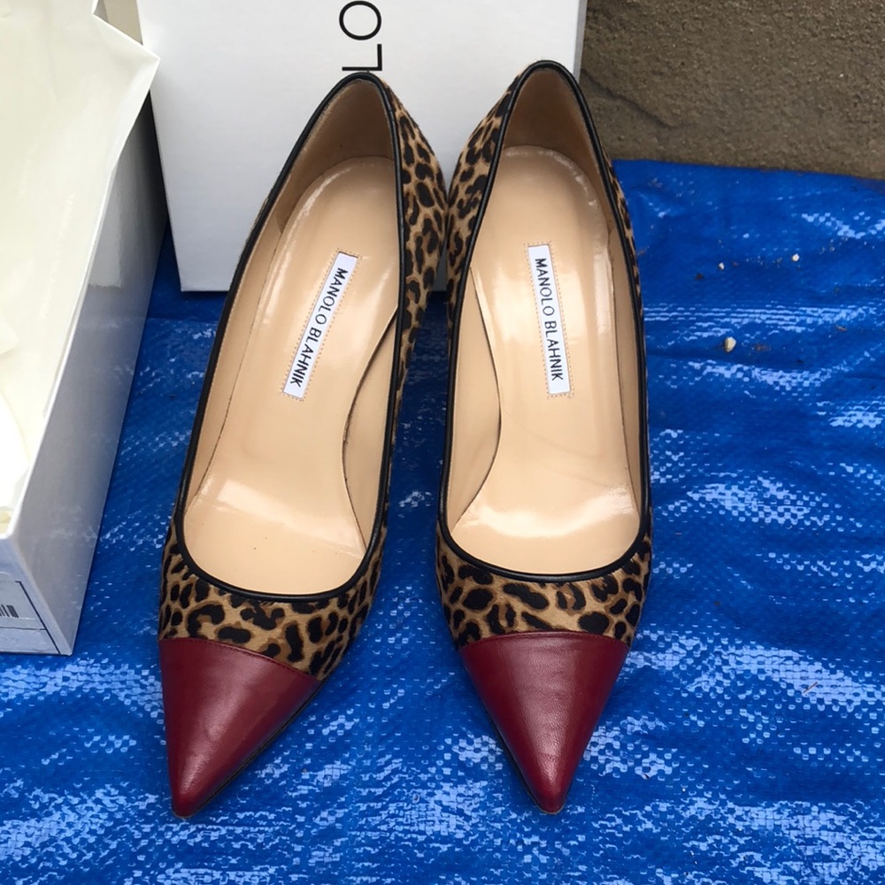 Manolo Blahnik pony hair heels ✅Sold✅ - Picture 3 of 4
